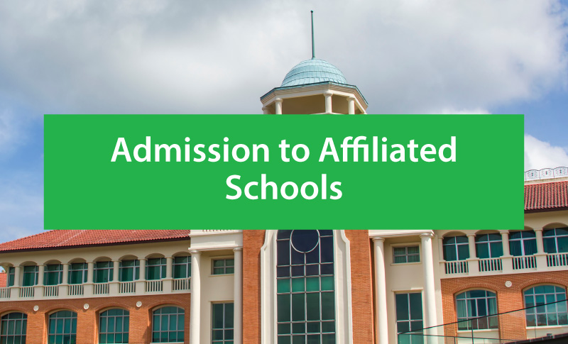 Admission to Affiliated Schools