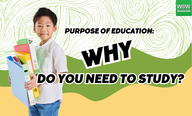 Purpose of education: Why do you need to study?
